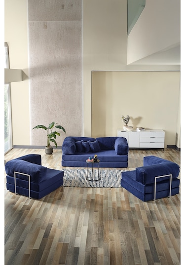 Legom Avanos Aktivite Koltuğu Yatak Olabilen Çok Amaçlı Kanepe Koltuk Takımı Mavi Mavi