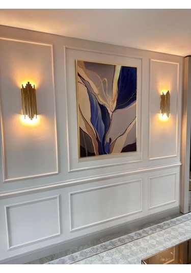 Dekoratif Boyanabilir Poliüretan Duvar Çıtası- 6 Lı Hazır Çerçeve Seti Set 390