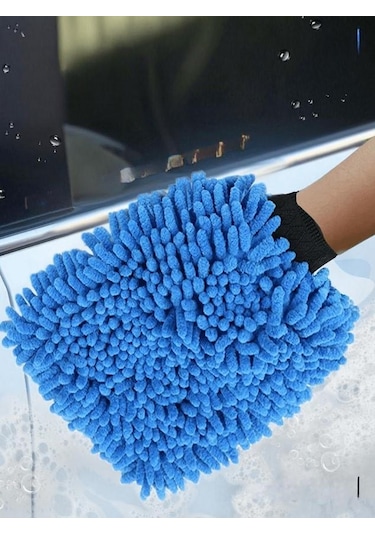 Zhltools Oto Yıkama Eldiveni Jant Torpido Mikrofiber Temizlik Eldiveni