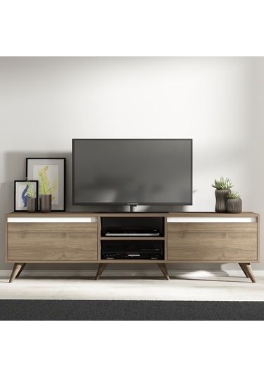 Givayo Alaz Tv Ünitesi Ceviz Beyaz