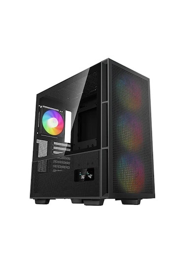 DeepCool CH560 Digital PF700 80 Plus 700W 4xARGB Fanlı Mid-Tower E-ATX Siyah Mesh Gaming Kasa