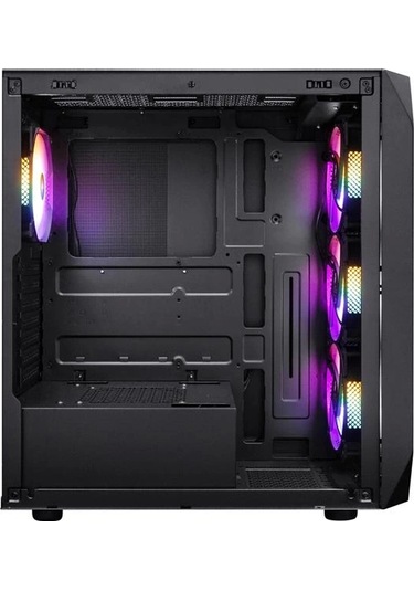 1st Player Arıya Ay7 Siyah 750w 80+ Argb 4x12cm Fan Temperli Cam Mesh Usb 3.0 Atx Kasa