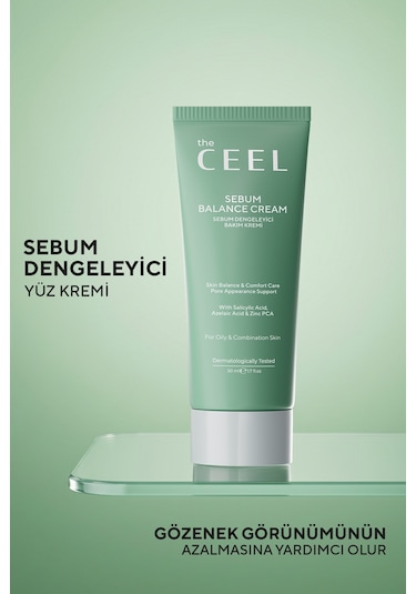 Sebum Dengeleyici Yüz Kremi Salisilik Asit , Çinko Pca , Azelik Asit 50 Ml