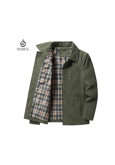 Sımıcg Erkek İş Ceketi Günlük Ceket Yeşil