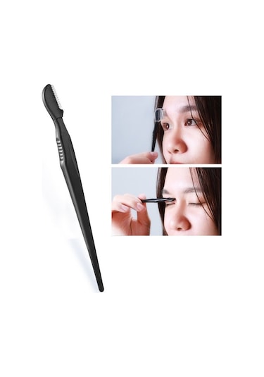 Taraklı Kaş Makası ve Kaş Usturası Şekillendirme Seti 5'li