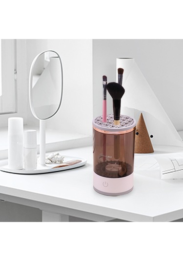 Suntek Makyaj Fırçası Temizleme Makinesi Usb Kurutucu Otomatik