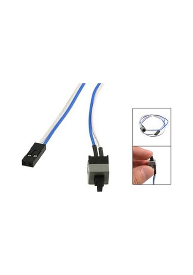 Tkz 6644 Atx Anakart Kasa İçi Power Açma Kapama Buton Kablosu