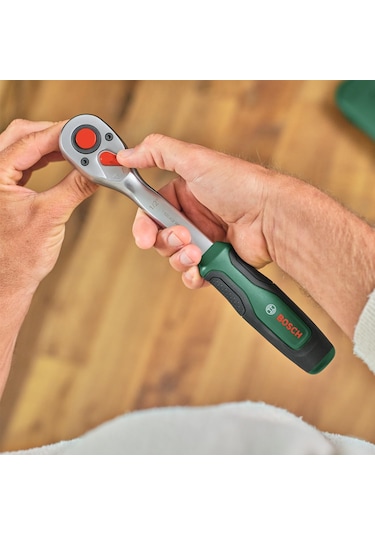 Bosch 56 Parça 1/4'' + 1/2'' Cırcırlı Somun Sıkma Seti - 1600A02Z9G