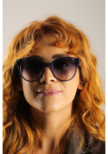 Calvin Klein Jeans Ckj 21628s 400 53 Kadın Yuvarlak Lacivert Kemik Güneş Gözlüğü