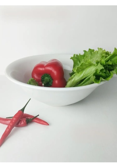 Bonna Salata Kasesi Yuvarlak Beyaz 900 Ml. 1 Adet 351106480 Sütlü