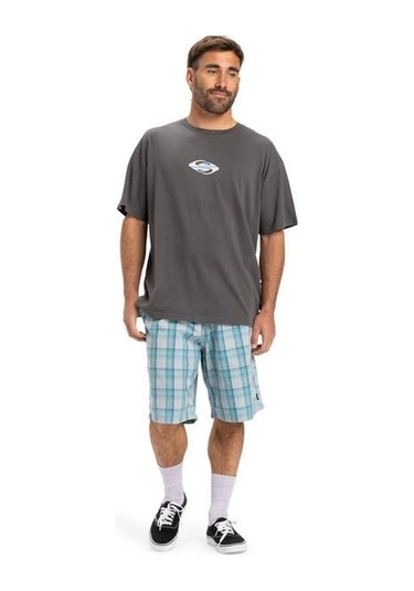 Quiksilver Eqyzt08021-krp0 Gh Qs Global Heat Ss Erkek Spor Tişört Gri