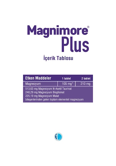 Magnimore Plus Magnezyum 120 Tablet