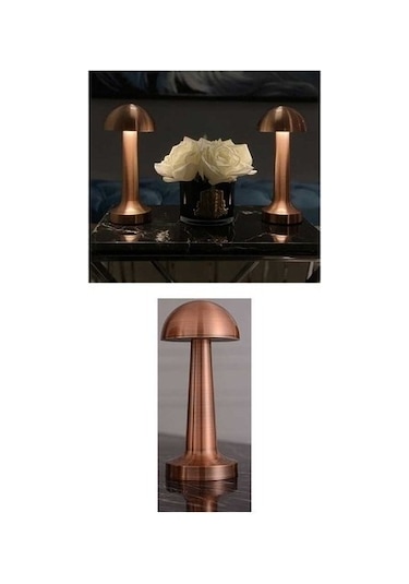 Cata Ct-8430 Lızbon Dokunmatik Masa Lambası 3 Renkli Işık Bronz Beyaz
