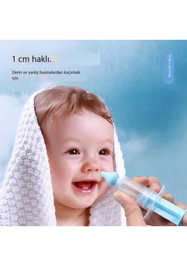 Çocuk Şırıngası Burun Aspiratörü Manuel Ev Burun İrrigatörü