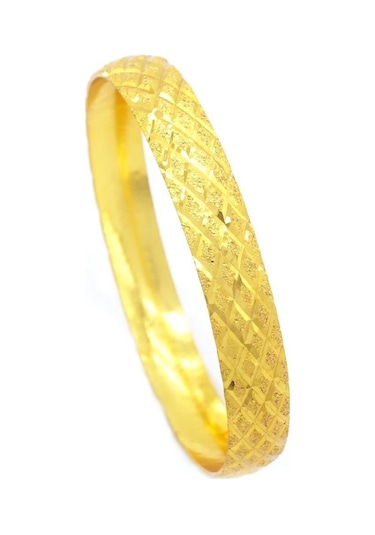 Altın Kaplama Baklava Model Bilezik 0.8 Cm Blz-3050 Altın