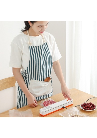 Pazly Ev Tipi Vakumlu Paketleme Makinesi, Kuru/nemli Gıda Koruma, 20 Adet 17-25cm Torba, Otomatik, Ab Prizi