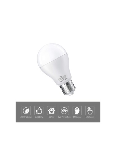 Springsun Hareket Sensörlü E27 Led Ampul - 7w Akıllı Radar Algılama, 2'li Paket, A+ Enerji Sınıfı, Bahçe/merdiven Aydınlatma