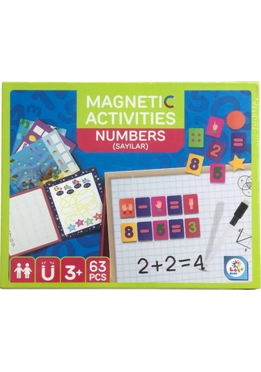 Manyetik Sayılar Aktivite Oyun Seti - 63 Parça