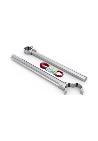 Alüminyum Balkon Çamaşır Kurutmalık Balkon Çamaşır Askısı Sarı