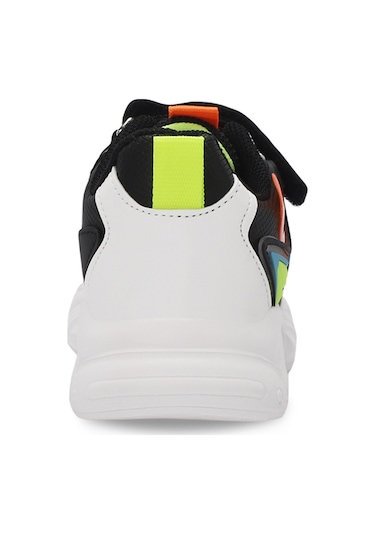 Slazenger NABIL Çocuk Cırt Cırtlı Siyah / Beyaz Günlük Spor Ayakkabısı