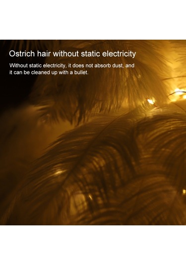 Sones Yaratıcı Yatak Odası Tüy Masa Lambası Gece Lambası Dekoratif Işık Çok Renkli