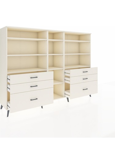 Hyperion Dolap 10 Raflı 6 Çekmeceli 220x44x163 Aytaşı-aytaşı Aytaşı-aytaşı