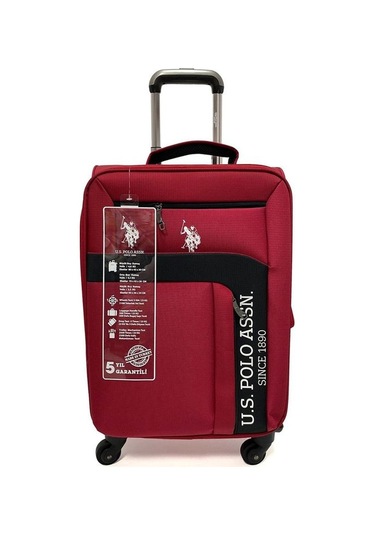 U.s. Polo Assn. Bordo Kumaş Unisex Orta Boy Valiz Plvlz21282bo 001
