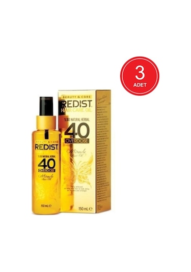 Redist 40 Overdose Saç Bakım Yağı 3 x 150 ML