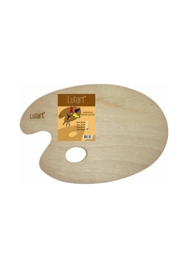 Lutart Oval Ahşap Palet 40X50 Cm.