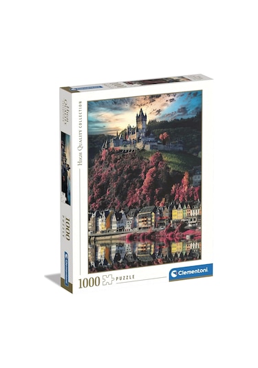 Clementoni 1000 Parça Collection Yetişkin Puzzle Cochem Castle 39648