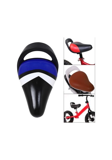 Homyl Çocuk Bisiklet Sele Kaymaz Koltuğu Bisiklete Binme Açık Siyah Mavi