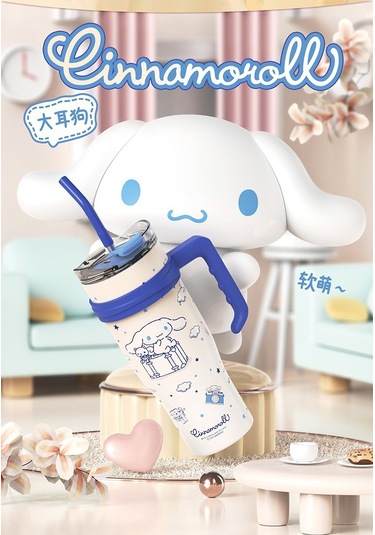 Big Mac Yalıtımlı Bardak Büyük Kapasiteli Su Bardağı 1200 Ml Mor - Pembe