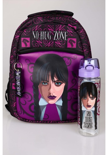 Yeni Sezon Lisanslı Wednesday Okul Çantası Ve 700 Ml Trıtan Matara 2'lisi Diğer