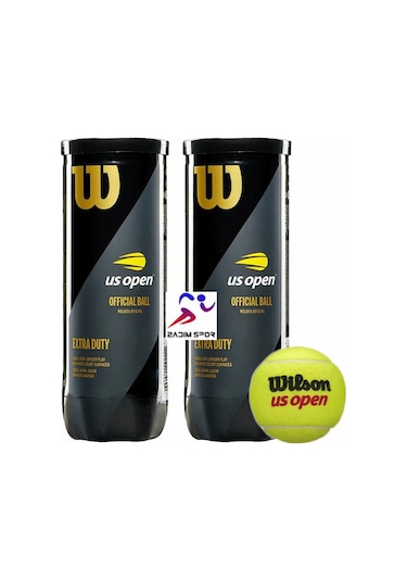 2 Kutu Wilson Us Open Tenis Topu Vakum Ambalajda