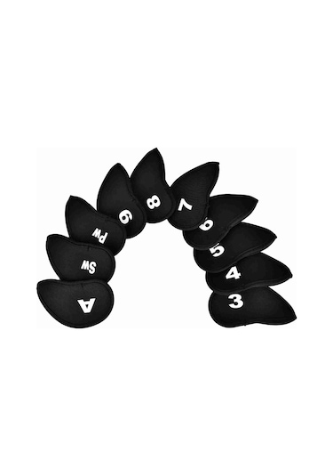 Kaiyi 10'lu Siyah Neopren Demir Kılıf Çok Renkli