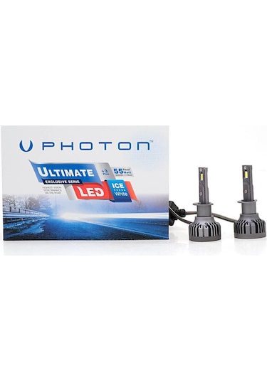 Photon Ultimate H1 Headlight 9500 Lumens 3 Plus Led Far