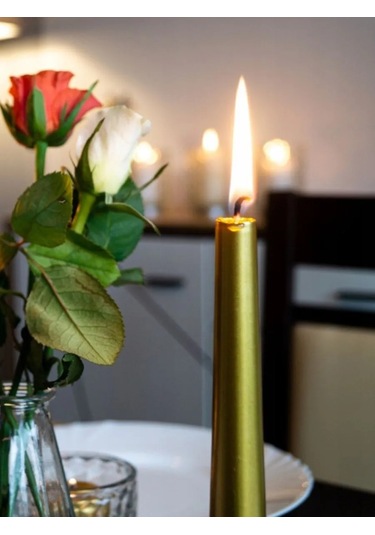 Candle Light Co. Antik Altın Mumlar 341235632 Altın Rengi