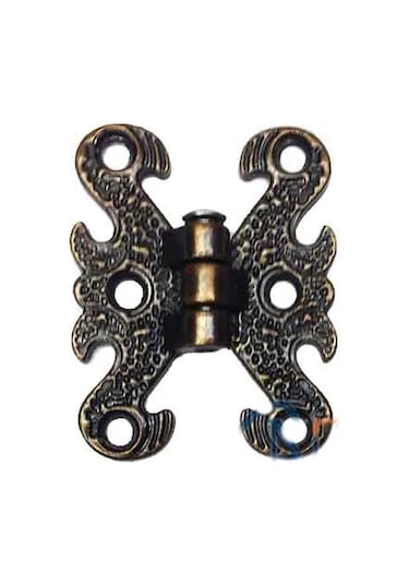 Zamak Kelebek Menteşe - Küçük, 30x40mm, Oksit, 1 Adet Renkli