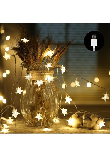 2025 Son Model 20 Led Küre Disko Aynalı Işık Dizisi, 3 M Usb Ve Pille Çalışan Işık Dizisi, Cadılar Bayramı İçin Ramazan Dekorasyon Aydınlatması Çok Renkli