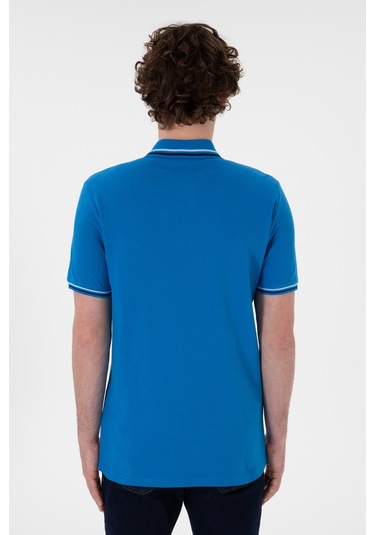 U.s. Polo Assn. Erkek Kobalt Tişört Basic 50306011-vr077 Kobalt