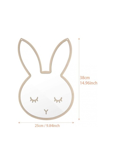 Suntek Magideal Modern Sevimli Akrilik Ayna Duvar Sticker Çıkartması 3. Ahşap