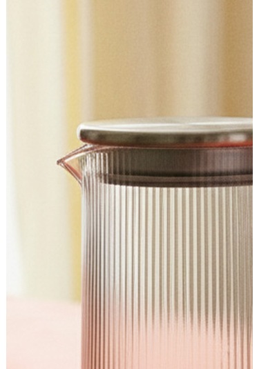 Perotti Bodrum 1200 Ml Borosilikat Cam Sürahi Buzdolabı Sürahisi Seffaf