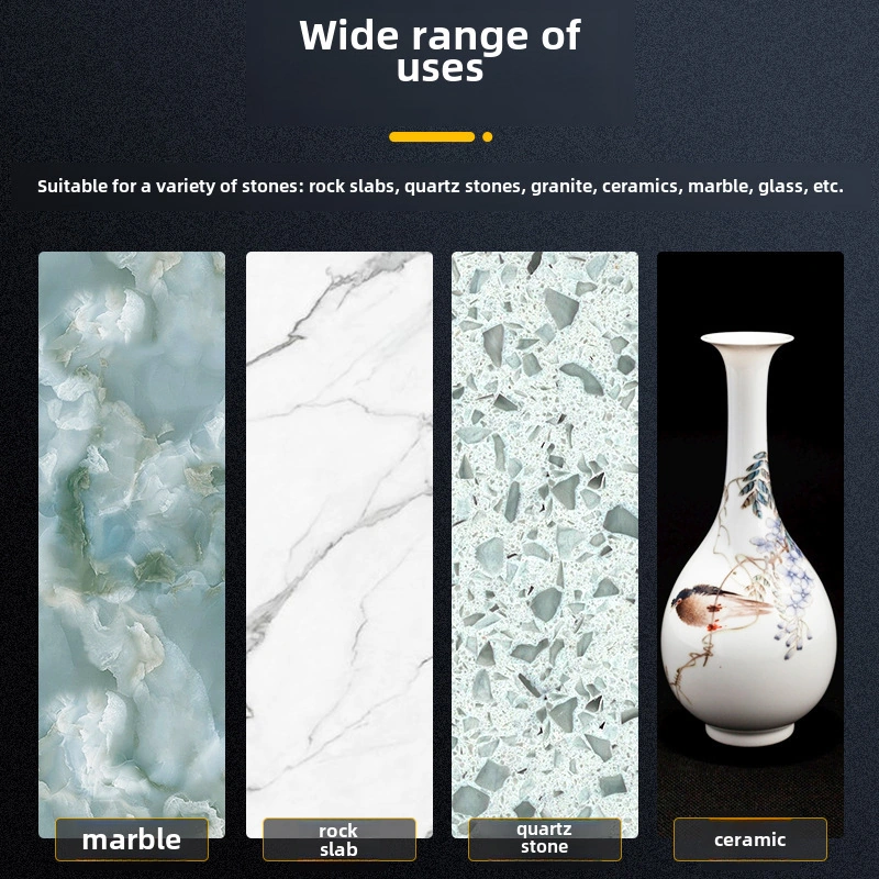 Hombey Profesyonel Mermer Seramik Kesici: Ultra İnce Taş Panel İçin Diamantlı Fırçalı Testere, Kırılma Olmadan Kuru Kesim Φ100 10 Açılmaz