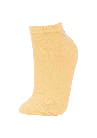 Defacto Kadın 5'li Pamuklu Patik Çorap V5122AZNSKR1 Çok Renkli