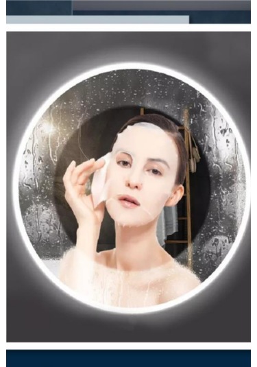 220 Volt Ayna Arkası Buğu Önleyici Rezistans Banyo Ayna Arkası Buğu Çözücü Yuvarlak 30x30 Cm