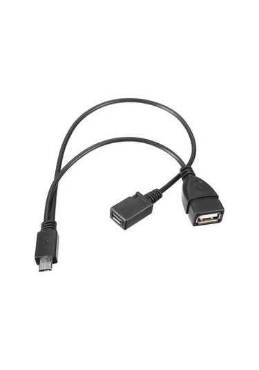 Powermaster Usb Dişi Micro Usb Erkek-dişi Y 20 Cm Otg Kablo