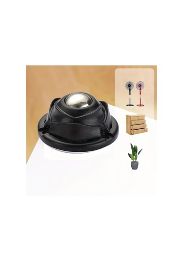 Cordial Beyaz 4'lü Kendinden Yapışkanlı Mini Döner Tekerlekler, 360 Derece Dönen Mobilya Çöp Kovası Tekerlekleri