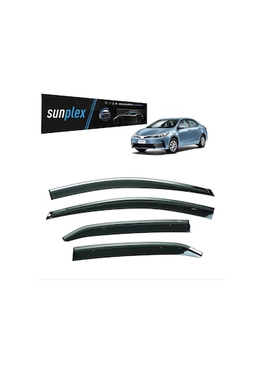 Sunplex Kromlu Cam Rüzgarlığı Toyota Corolla 2013-2018 İle Uyumlu