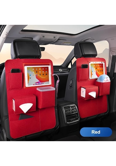 Xuweiwei Black Universal Araç Koltuğu Düzenleyici Çok Cepli Dayanıklı Depolama Çantası