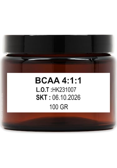 Bcaa 4:1:1 Hammadde 100 Gr